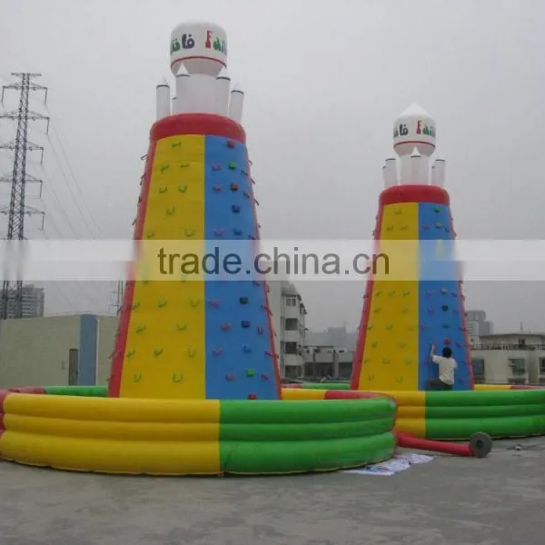 Mobile Giant Used Rock Climbing Wall Inflatable Commercial Grade photo-2