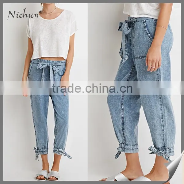 2016 Casual Plus Size High Quality Ladies Jeans Top Design Supplier's Choice