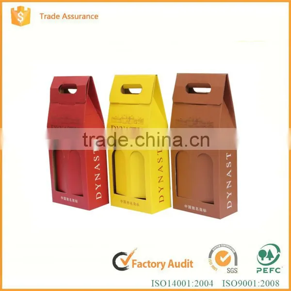 Customer Logo Printed Paperboard Boxes for Wine Packaging Box photo-6