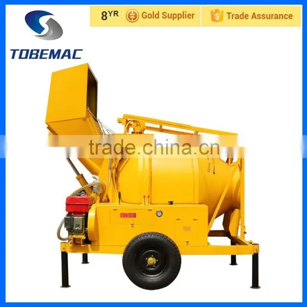 2015 TOBEMAC Self-loading Concrete Mixer With Lifting Ladder JZC350 DHL Quality Choice photo-3