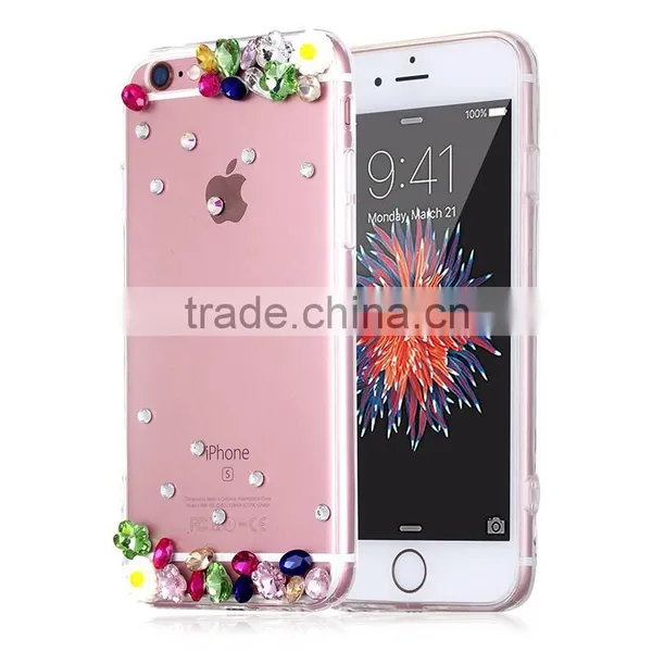For Samsung S3/s4/s5/s6/s6edge/ s6 Edge Plus/ S7/S7edge,Crystal Diamond Blue Case photo-3