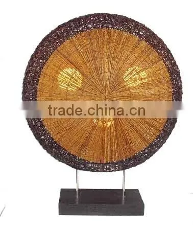 Halogen Rattan Table Lamp/Light With CE photo-3