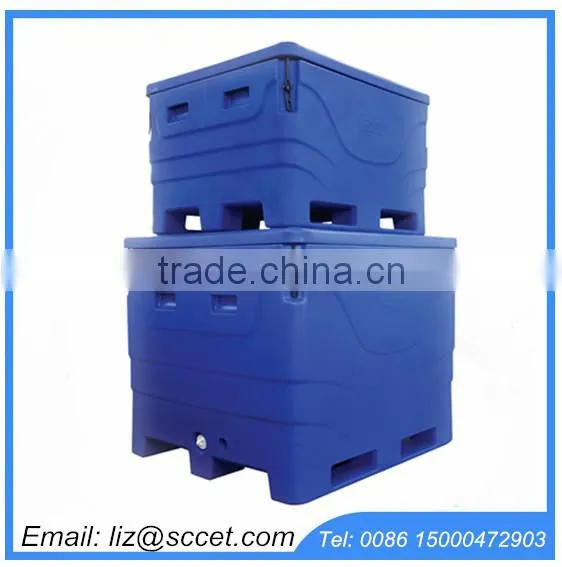 Roto-molded Fish Moving Bins Fish Bins for Transporting Fish Transport Bins for Frozen Products photo-5