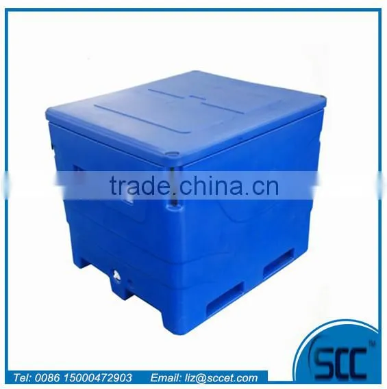1000L Plastic Storage Tubs for Fish, Chilly Bin Cooler for Fish, Fish Bin Cooler photo-2