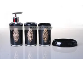 Plastic Black Toilet Brush Set for Sanitary Ware photo-4
