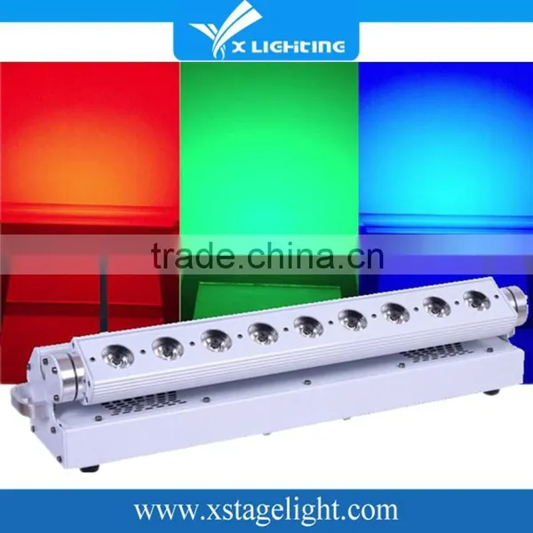 Wireless DMX512 Led Bar 9*15w RGBWA 5in1 Led Bar
