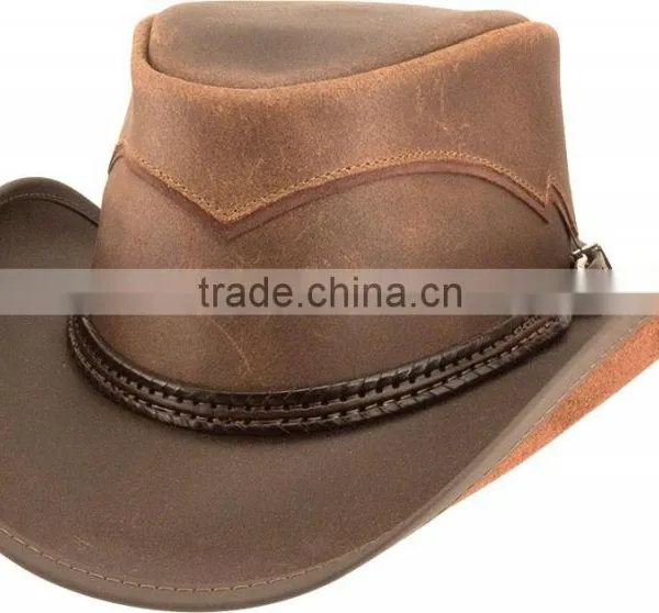 American-hat-makers-double-g-hats-arroyo-chocolate-whipstitch-band-Women Hat ARROYO photo-2