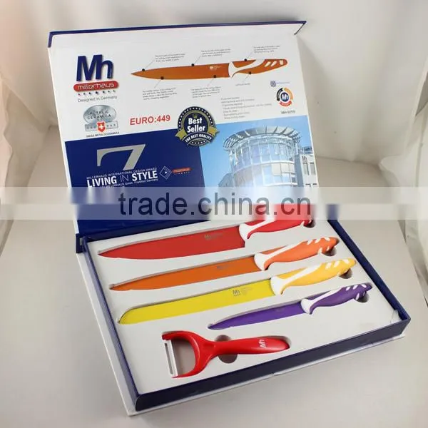 Kitchen Knife With Color Blade photo-3