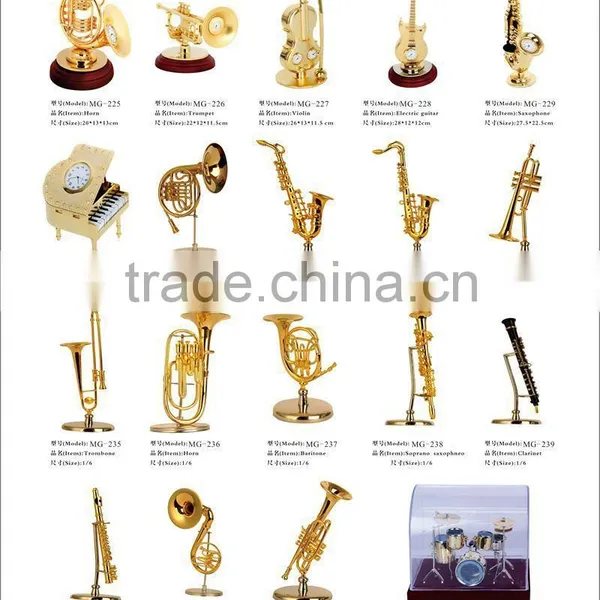 Gold and Copper Material Maked Gild Mini Soprano Saxophone photo-5
