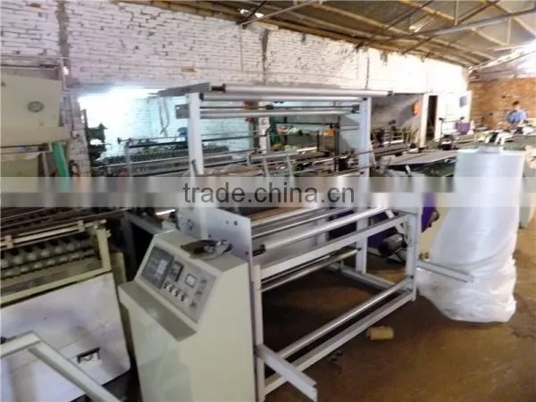 Computer Control Full Automatic Double Line T-shirt Bag Cutting Machine photo-2