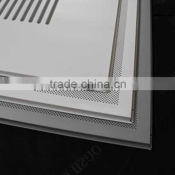 Rustproof Perforated T Grid Metal Office False Ceiling 600x600mm photo-4