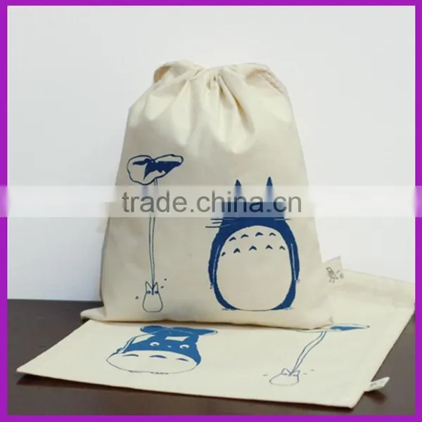 High Quality Recycle Cototn Draw String Bags photo-5