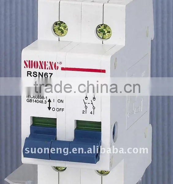 ISO9001 CE Switch Mini Circuit Breaker Isolation Switch photo-3