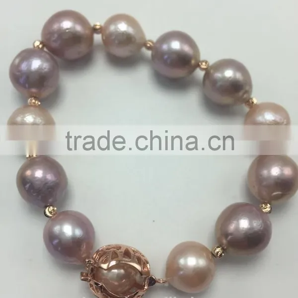 Baroque Pearl Bracelet 10-13mm photo-6