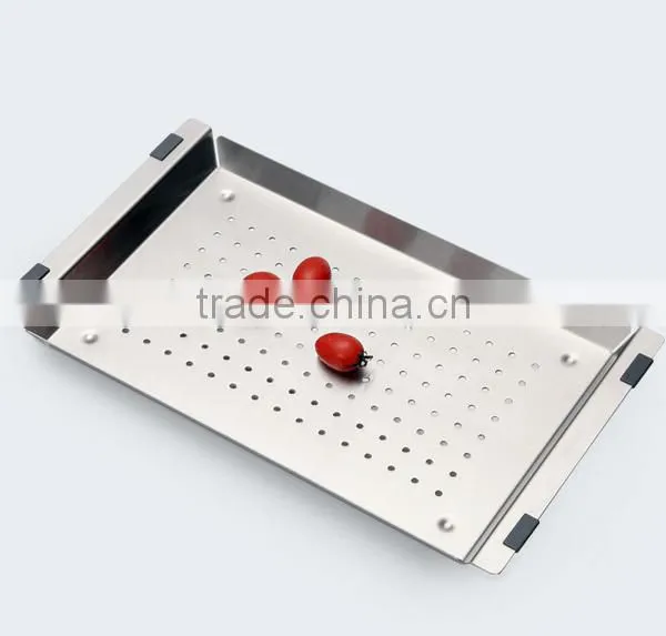 HOUSESTAR HOT SELLING Handmade Kitchen Sink Stainless Steel Rice Colander photo-6