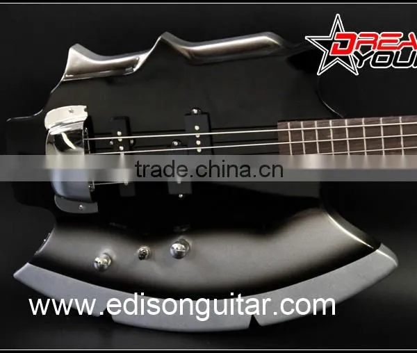 DS-EB6015 Axe Shape Black 21 Fret Professionl Bass Guitar photo-4