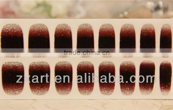 Glitter Nail Sticker Spring Nail Stickers Colourful Nail Sticker photo-3