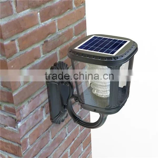 CE Approved Wall Mounted Motion Sensor Led Outdoor Solar Lamp Led Panel Solar Gate Light photo-3