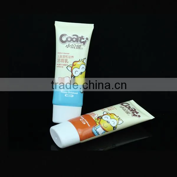 Plastic Cosmetic Oval Tube Packing