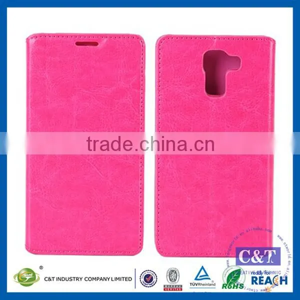 C&T Luxury Smart PU Leather Wallet Case Cover For Huawei Honor 7 photo-3