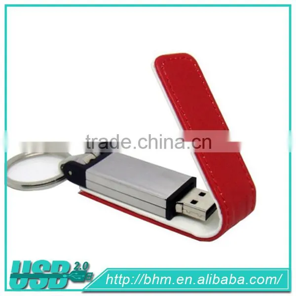 Factory Promotion Gift Leather Portable Usb Memory Disk photo-3