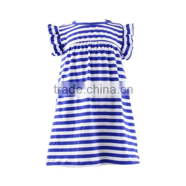 Latest Design Wholesale Fashionable Stripe Dress Little Baby Girls Dress Cotton Baby Girls Dress photo-6