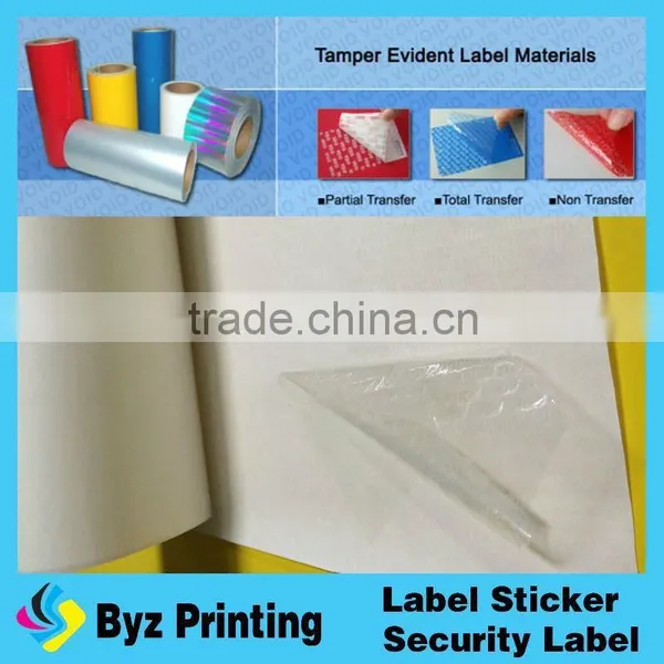 New Arrive High-quality Custom 6mm Round Destructible Calibration Void Stickers, Warranty Void if Broken Label, Self-destroying photo-2