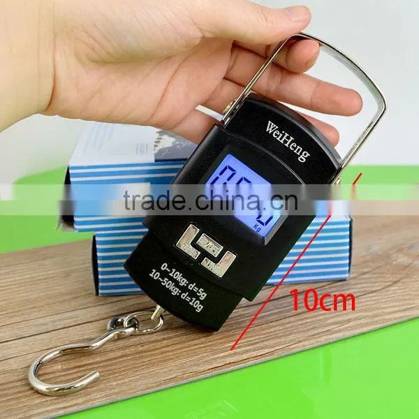 Digital Luggage Scales Portable 50KG/5g Backlight Wide Handle Weighing Scale photo-2