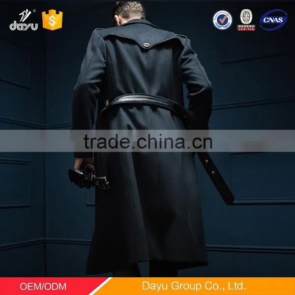 Long Style Latest Wool Jacket Designs Factory Price Winter Cashmere Wool Coat Men Woolen Jacket photo-6