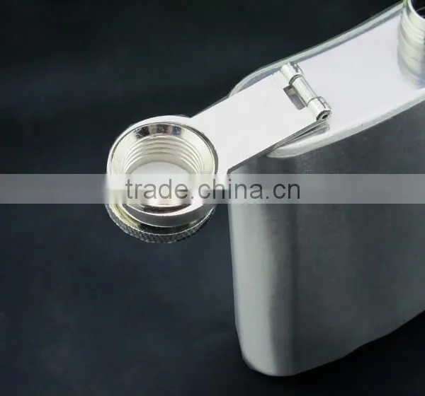 6oz Hip Flasks for Men/ Mini Metal Flask/ Standard Size Hip Flask photo-3