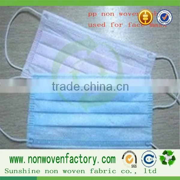 Medical Non Woven Face Mask,100% PP Spunbond Fabric Nonwoven for Making Face Mask photo-6