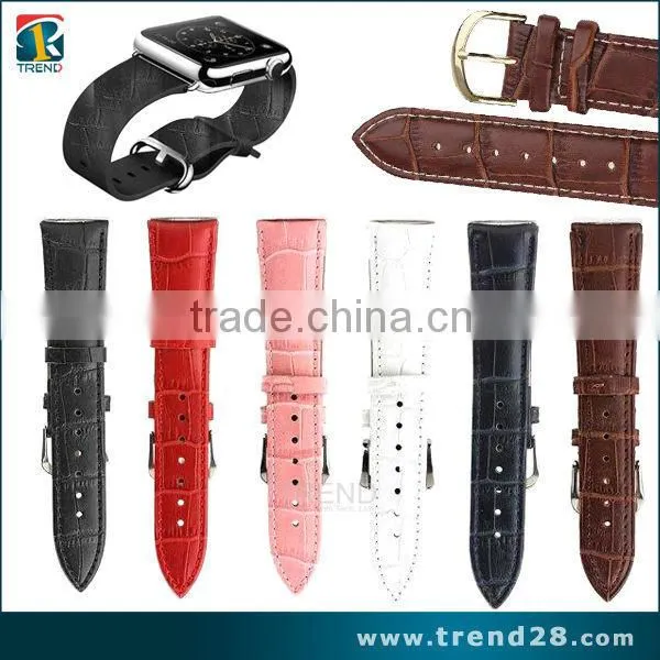 Watch Band for Apple Watch, Leather Strap Connector Adapter for Apple Watch photo-6