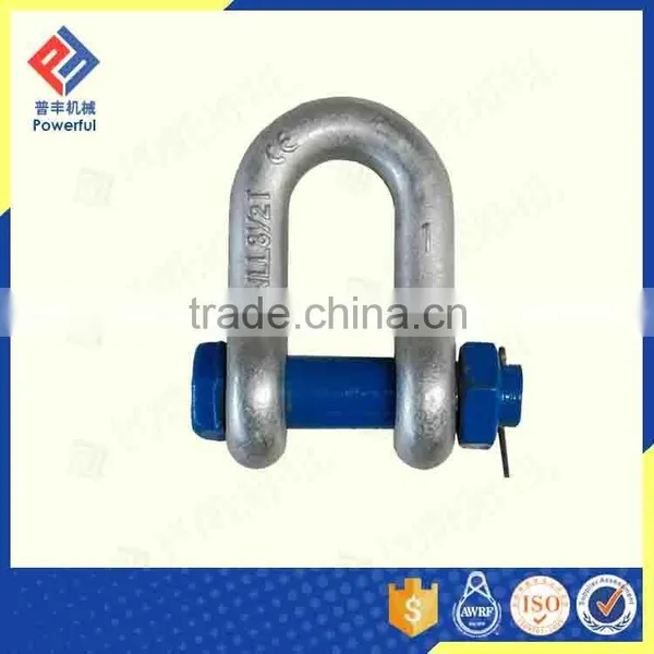 ZINC PLATED U.S. TYPE DROP FORGED BOLT TYPE ANCHOR SHACKLE photo-6