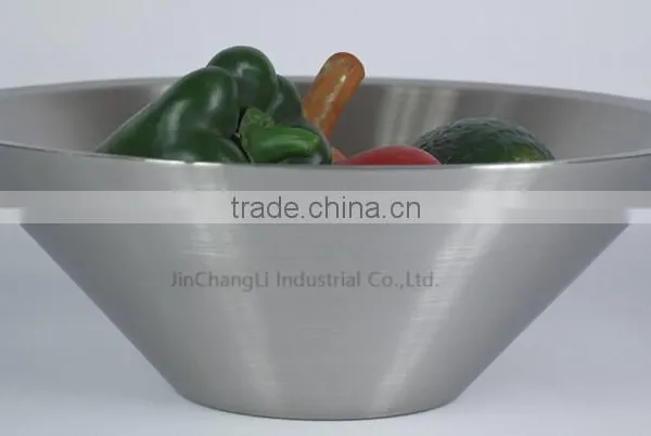 2016 Elegant Designs Stainless Steel Double Wall Fruit Dish photo-5