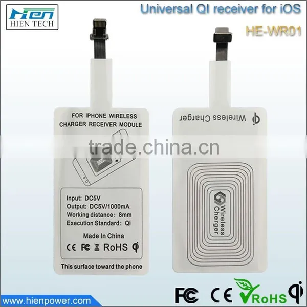 Smart Phone Wireless Charger Receiver for Huawei p8 Lite qi Universal Wireless Charger Receiver for Xiaomi Redmi 1s photo-2
