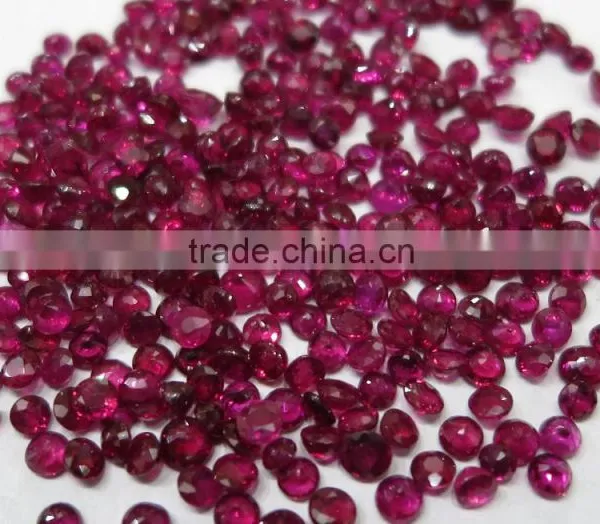 3-3.5mm Natural Loose Burmese Red Ruby Lot Cut Fine Color photo-2
