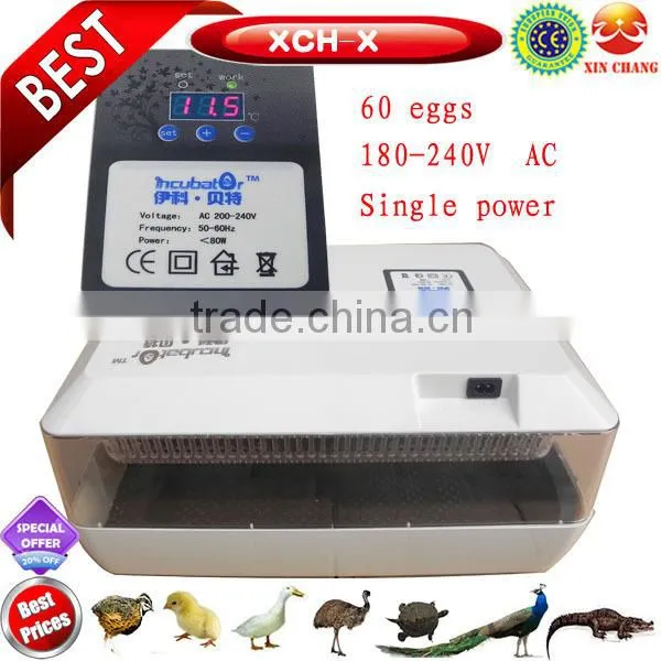 Full Automatic Poultry Egg Incubator/60 Chicken Egg Incubator Hatchery Machine photo-2