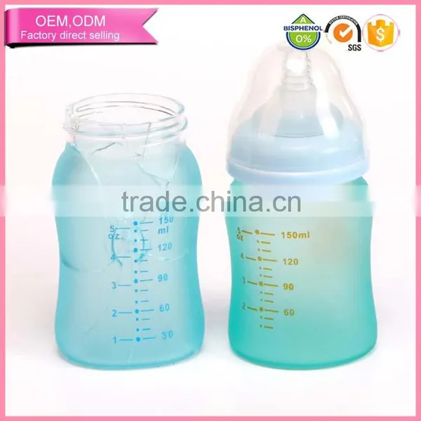 China Exporter Temperative Sensitive Baby Glass Bottle for Child Safety Feeding photo-2