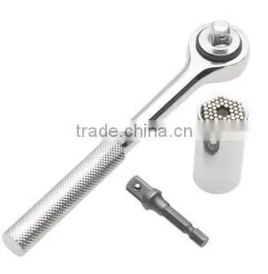 7mm to 19mm Professional Universal Gator Socket Adapter Grip With Power Drill Adapter Tool Universal Repair Tools