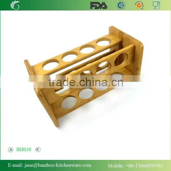 Bamboo 16 Pepper Filled Bottle Spice Rack photo-3