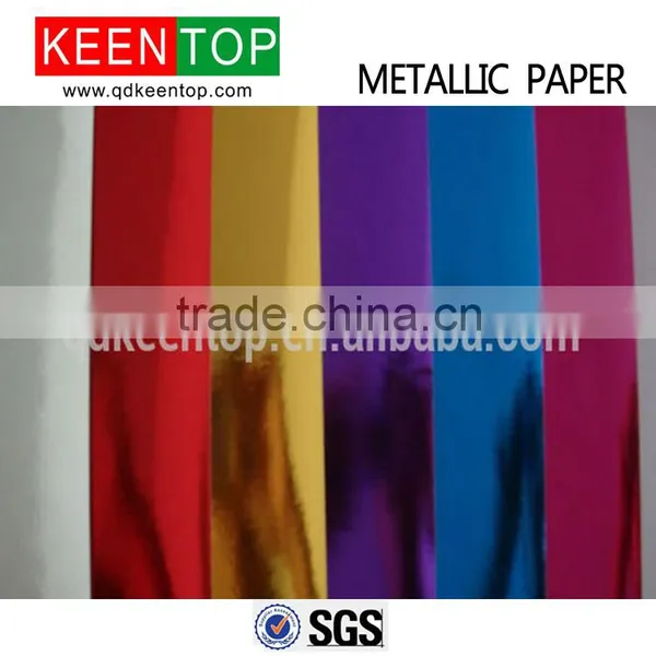 Metallic Paper and Sgs Certificate Metallic Paper