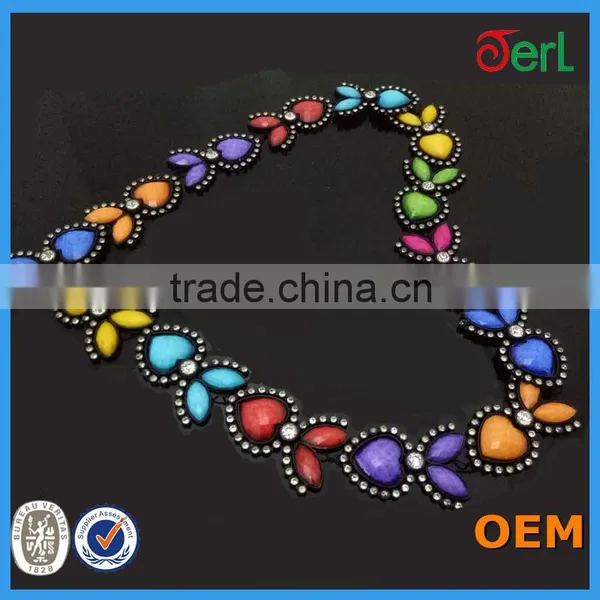 Fancy Multicolor Rhinestone Brass Cup Chain for Garment Accessories photo-4