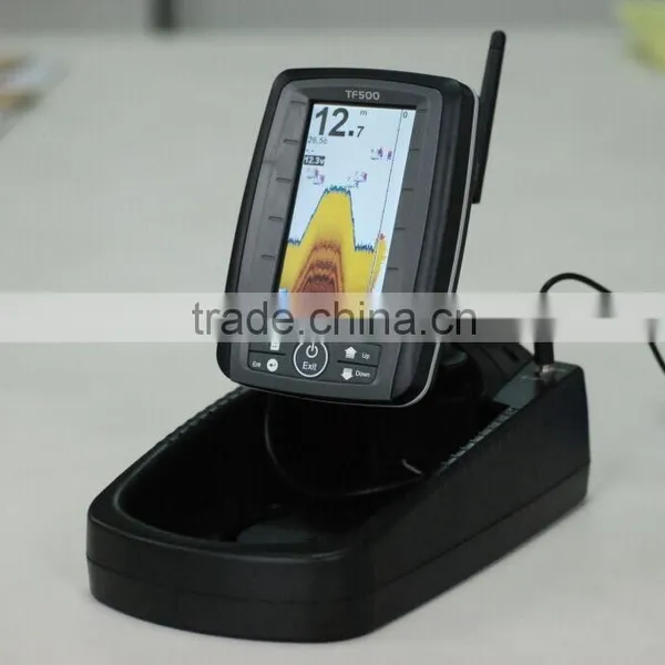 China Haoyazhi Factory Direct Sales 2015 Newest Portable Wireless Sonar Colorized Fish Finder TF500