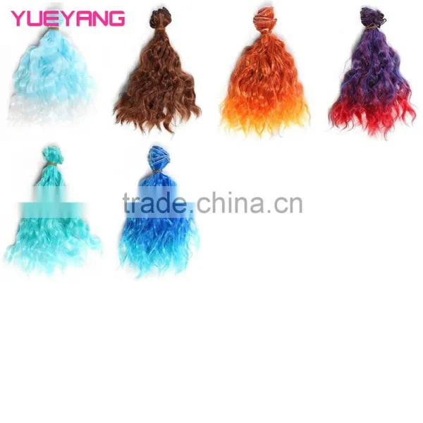 Wholesale Synthetic Doll Hair Extension BJD SD Wavy Wigs Accessories photo-2