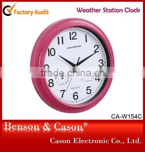 Fashion Design Weather Station Clock Crafts photo-3