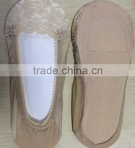 Wholesale Women Summer Lace Cotton Invisible Socks,ladies Footies photo-3