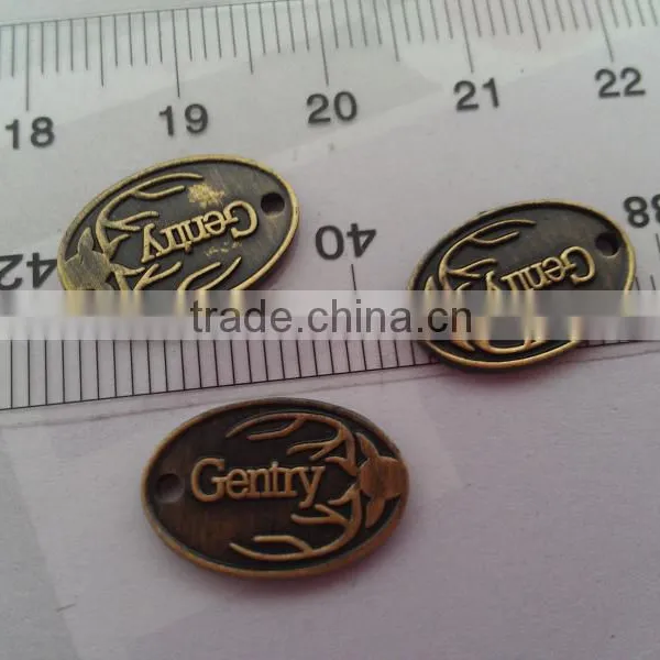 Best Quality Cheapest Antique Brass Brand Logo Metal Label photo-4