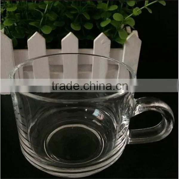LOGO Custom Heat Resistant Glass Tea Coffee Cup and Saucer Set ,Straight Body Glass Cup photo-4