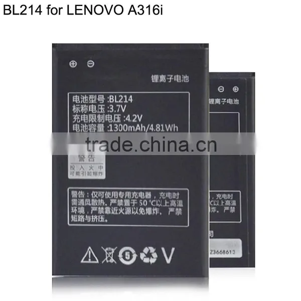 Bl214 Battery for Lenovo A300T A208T A269 A305E A316 A316i