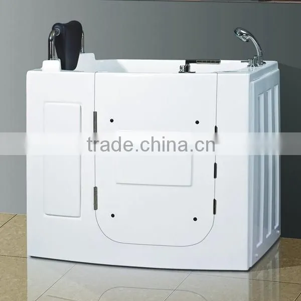 Acrylic Walk in Tub Shower Combo With Whirlpool